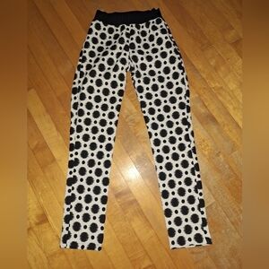 Cristina Gavioli Black And White Polka Dot Pants Size XS